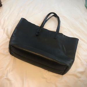 Everlane Italy large black leather tote